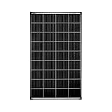 enjoy solar® 150W 12V Monokristallines Solarmodul, PERC 9BB - Solarpanel ideal für Wohnmobil, Balkonanlage, Gartenhäuse, Boot (Schwarzer Rahmen)