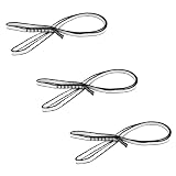 NewDoar Kletterschlinge 10mm Dyneema Schlingen Läufer 22 KN 4840lb Kletter Utility Seil Felsklettern, Erstellen von Ankersystemen, Abseilausrüstung, perfekt für Baumarbeiten-Schwarz/24''(60cm) 3pcs