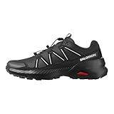 Salomon Speedcross Peak Herren Trail-Laufschuhe, Präzise Passform, Geländegängiger Schutz, Aktiver Grip, Black, 42 2/3