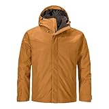 Schöffel Herren 3in1 Jacket Style Okere MNS, wasserdichte, atmungsaktive Outdoorjacke mit herausnehmbarer Fleecejacke, caramel, 52
