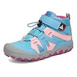 Mishansha Mädchen Wanderschuhe Bequem Atmungsaktiv Trekkingschuhe Unisex-Kinder Turnschuhe Outdoor Sport Wanderstiefel Türkis 30 EU