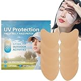 5 Paar Sonnenschutz Unter Den Augen Sonnenschutzpflaster Für Das Gesicht Outdoor Golf Hautpflege Sonnenschutz Patches UV Gesichtspflaster Zum laufene, Wandern, Angeln