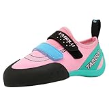 ZHENSI Damen Kletterschuhe Anfänger Indoor Boulderschuhe Leichtgewicht Für Kinder,Rosa,35 EU