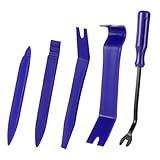 flintronic 5pc Auto Zierleistenkeile, Hebelwerkzeug Auto, Demontage Werkzeug Innenraum Verkleidung, Türverkleidung Werkzeug für Fahrzeug Innen Verkleidung Reparatur Zierleisten Keil Clip Löser(A)