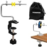 THKFISH Schnurspulgerät mit Klemme Handhaspel Angelschnur Spool Spooler System Klammer B-Lange Line Spooler