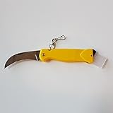 Fox Knives Pilzmesser Griff aus Kunststoff gelb Bürste Art. 406 yellow