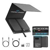 Ecosonique 30w Faltbar Solarpanel Tragbar Solar Handy Ladegerät mit 4 Ports