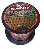 Angelschnur Karpfenschnur KONGER Team CARP RED schnell sinkende 600m 0,20-0,40mm Feederschnur (0,30mm / 11,30kg)