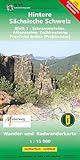 Hintere Sächsische Schweiz Blatt 1 - Schrammsteine, Affensteine, Zschirnsteine: Wander- und Radwanderkarte . 1:15000 GPS-fähig wetterfest, reißfest