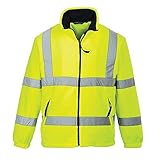 Portwest Hochsichtbares Fleece-Netzfutter, Farbe: Gelb, Größe: 5XL, F300YER5XL