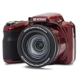KODAK Pixpro Astro Zoom AZ425 - Digitale Bridge-Kamera, 42X optischer Zoom, 24-mm-Weitwinkel, 20 Megapixel, 3-Zoll-LCD, Full HD 1080p Video, Li-Ionen-Batterie - Schwarz