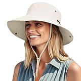 FURTALK Unisex UV Schutz Sonnenhut für Damen Herren Sommerhut Faltbar Wanderhut Tragbar Outdoor Fischerhut mit Breite Krempe