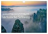 Sächsische Schweiz - Beeindruckende Felsen und unberührte Natur (Wandkalender 2026 DIN A4 quer), CALVENDO Monatskalender: Der sächsische Teil des ... faszinierende Landschaften. (CALVENDO Natur)