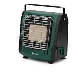 Gazcamp Tragbare Gasheizung, Keramikbrenner, Piezozündung, 2,2 kW, für MSF-1a 227 g Kartuschen, Camping