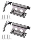 QWORK® 2 Stücke Gabelhalterung Fahrrad, Schnellspanner aus Aluminiumlegierung, für LKW, SUV und Anhänger
