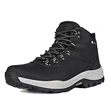 CC-Los Damen Wasserdicht Wanderstiefel rutschfeste Trekkingschuhe Wanderschuhe Outdoorschuhe Schwarz 38