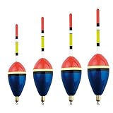 4 Forellen Posen Waggler Angel Set vorbebleite Schwimmer Laufposen Forellenposen