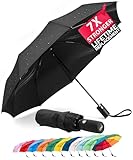 Mr. Pen- Windproof Travel Umbrella, Black, Automatic Umbrellas for Rain Windproof