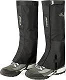Unigear Gamaschen Outdoor Wasserdicht zum Wandern, Beinschutz Gamasche für Fahrrad Trekking Schneewandern, Verstellbar, Atmungsaktiv
