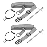 ProPlus 361720 Sturm Abspannset 6tlg Vorzelt Markise windigen Bedingungen Wohnmobil Wohnwagen