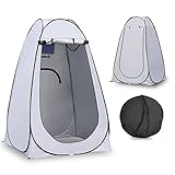 CLIPOP Pop Up Toilettenzelt Umkleidezelt Tragbares Duschzelt, Anti UV Veränderung, Ankleidezelt für Strand, Angeln, Wandern, Baden, Outdoor