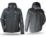 Wild Devil Baits WP Camo Jacket Angeljacke Regenjacke Watjacke Windjacke (XL)