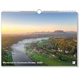 artboxONE Kalender 2026 Wunderschöne Sächsische Schweiz Wandkalender A3 2026 Natur