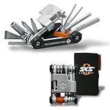 SKS GERMANY TOM 18 Multitool (18-in-1-Minitool für Fahrräder, rostfreier Werkzeugstahl, kompakt und leicht für unterwegs, 184 g, inkl. Aufbewahrungstasche)