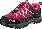 CMP Kids Rigel Low Trekking Shoes Wp Jungen Trekking-Schuhe, Rosa Fluo Pink Berry Pink Fluo, 28 EU