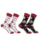 Sockenversandhandel Damen Jungen Mädchen Socken (2 Paar) witzig bunt 42-47 Schweiz
