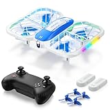 Mini Drohne für Kinder, HOFMOC Mini Drohne mit 5 LED-Leuchten, 3D-Flip, One-Key Start/Landung, Headless-Modus, 3 Geschwindigkeitsmodi, 22 Min Flugzeit, Spielzeugdrohne Geschenke für Kinder ab 6 Jahren