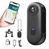 cyi Ultra HD Actionkamera 4K/30FPS mit WiFi, 30m Wasserdicht & 120° Weitwinkel, Tragbare Mini SportKamera mit Magnetmontage für Reiten/Ski/Tauchen, 150min Akku‌