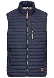 camel active Herren Steppweste aus recyceltem Polyamid Dunkelblau, menswear-50