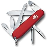 Victorinox Schweizer Taschenmesser Hiker, Swiss Army Knife, Multitool, 13 Funktionen, Klinge, Dosenöffner, Schraubendreher