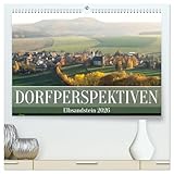 Dorfperspektiven - Elbsandstein (hochwertiger Premium Wandkalender 2026 DIN A2 quer), Kunstdruck in Hochglanz: Ausblicke von Dorf zu Dorf (CALVENDO Natur)