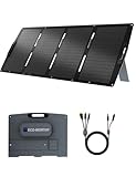ECO-WORTHY 200W Faltbare Solarpanel für Powerstation, Tragbares Solarmodul für Camping Wohnmobil, Outdoor Notstromversorgung