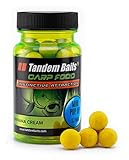 Tandem Baits Karpfen Futter Angelfutter Pop Ups Boilies Zig Rig Chod Rig Hakenköder Carp Food Perfection Mini Pop-Up 12 mm 30 g Bananencreme