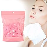 100 Stück Komprimiertes Einweghandtuch - Vliesstoff Gesichtstuch für Reinigung, Waschlappen, Reise, Schönheitssalon und Outdoor Aktivitäten