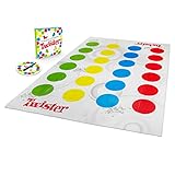 Hasbro Gaming Twister Spiel, Partyspiel für Familien und Kinder, Twister Spiel ab 6 Jahren, klassisches Spiel für drinnen und draußen - Deutsche Version