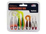 Abu Garcia Unisex-Adult Svartzonker McPerch Curly Soft Plastic Bait, Assorted, Varied