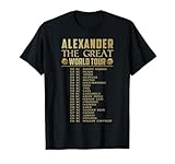 Alexander The Great Tour Dates Lustige Geschichte T-Shirt