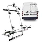 Heck-Fahrradträger für Van und Wohnmobil, kompakt mit Master von 2012 bis 2023 (Aluminium)