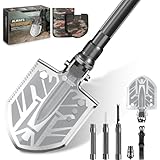 Sahara Sailor Klappspaten, 23 in 1 Multifunktional Camping Gadgets, Solide Gemacht, Schaufel von 3 Längen Kombinationen, 180-Grad-Faltung, Survival Ausrüstung für Überleben/Garten/Camping