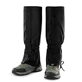 MHYMX Gamaschen Wandern, 1 Paar Wasserdicht Gamaschen Einstellbare Atmungsaktive Beinschutz Gaite Staubdicht Regengamaschen Leichte Regenstulpen für Outdoor Wandern Skifahren Klettern