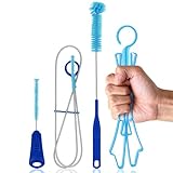 Arcwind 4-in-1-Reinigungsset für Trinkblasen mit 91,5 cm langer flexibler Bürste und zusammenklappbarem Aufhänger – Universeller Reiniger für 1,5 l/2 l/3 l Trinkblasen