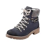 Rieker Damen Y9131-14 Mode Stiefel, blau, 40 EU