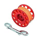 Namvo 30m Tauch Fingerspule, Fingerspule Fußtauchspule mit P-förmigem Haken zum Tauchen