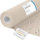 DreamRoots Segeltuch Wasserdicht - Polsterstoff Meterware 160 cm breit - Wasserabweisender Stoff 220 g/m2 600D - Markisenstoff Wasserdicht Meterware Creme