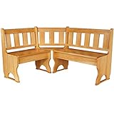 k koma Eckbank Kiefer MASSIVHOLZ NEU (Alder, 140 x 180 cm)