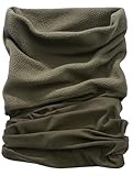 Brandit MULTIFUNKTIONSTUCH FLEECE WINTER SCHLAUCHSCHAL MUND-NASE-MASKE MOTORRAD, Farbe:Oliv
